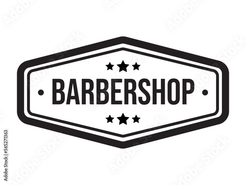 Template logo for barbershop