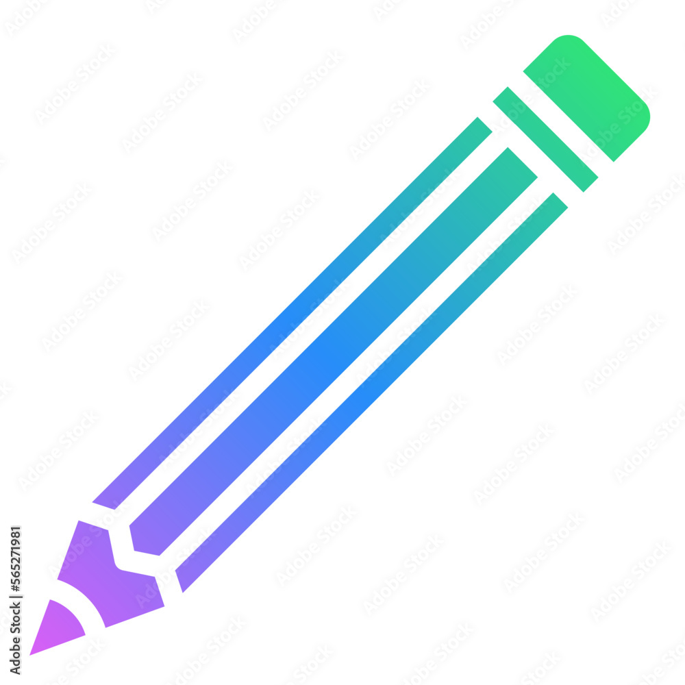 pencil gradient icon pencil gradient icon