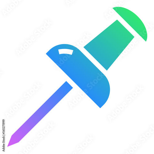 pin gradient icon