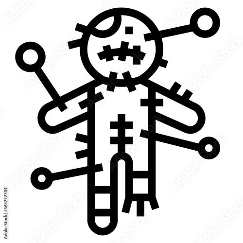 voodoo line icon style
