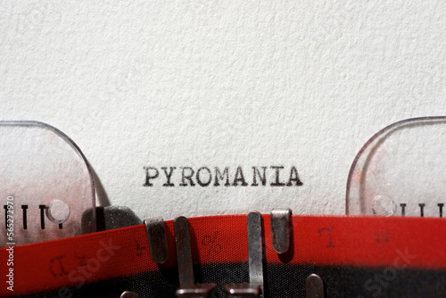 Фотография Pyromania concept view