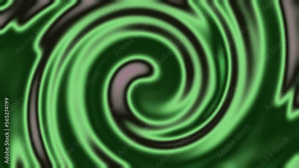 Circular twist fractal noise green animation. 4k resolution 2D backdrop Circular twist fractal noise green animation. 4k resolution 2D backdrop