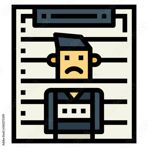 wanted filled outline icon style