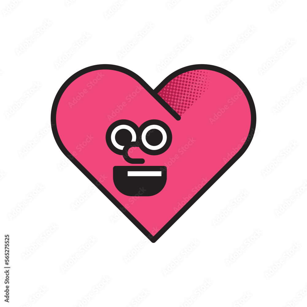 Pink heart very funny. Pink heart very funny.