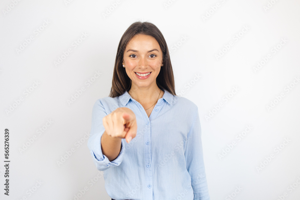 Portrait of a Business Woman Pointing at You Chosen Portrait of a Business Woman Pointing at You Chosen