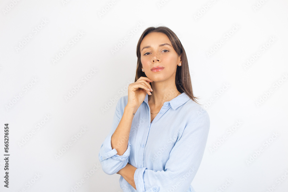 Confident Business Woman Employee Entrepreneur Trainee Professionalism Portrait Confident Business Woman Employee Entrepreneur Trainee Professionalism Portrait