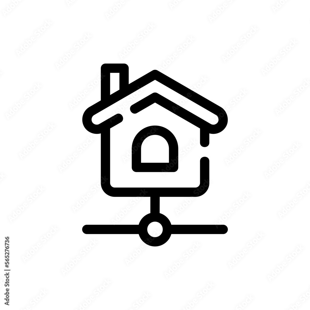 home network line icon home network line icon