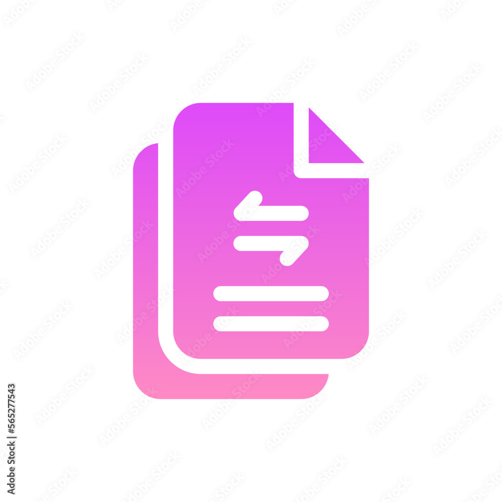 file transfer flat gradient icon file transfer flat gradient icon