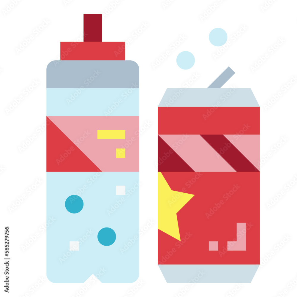 energy drink flat icon style energy drink flat icon style