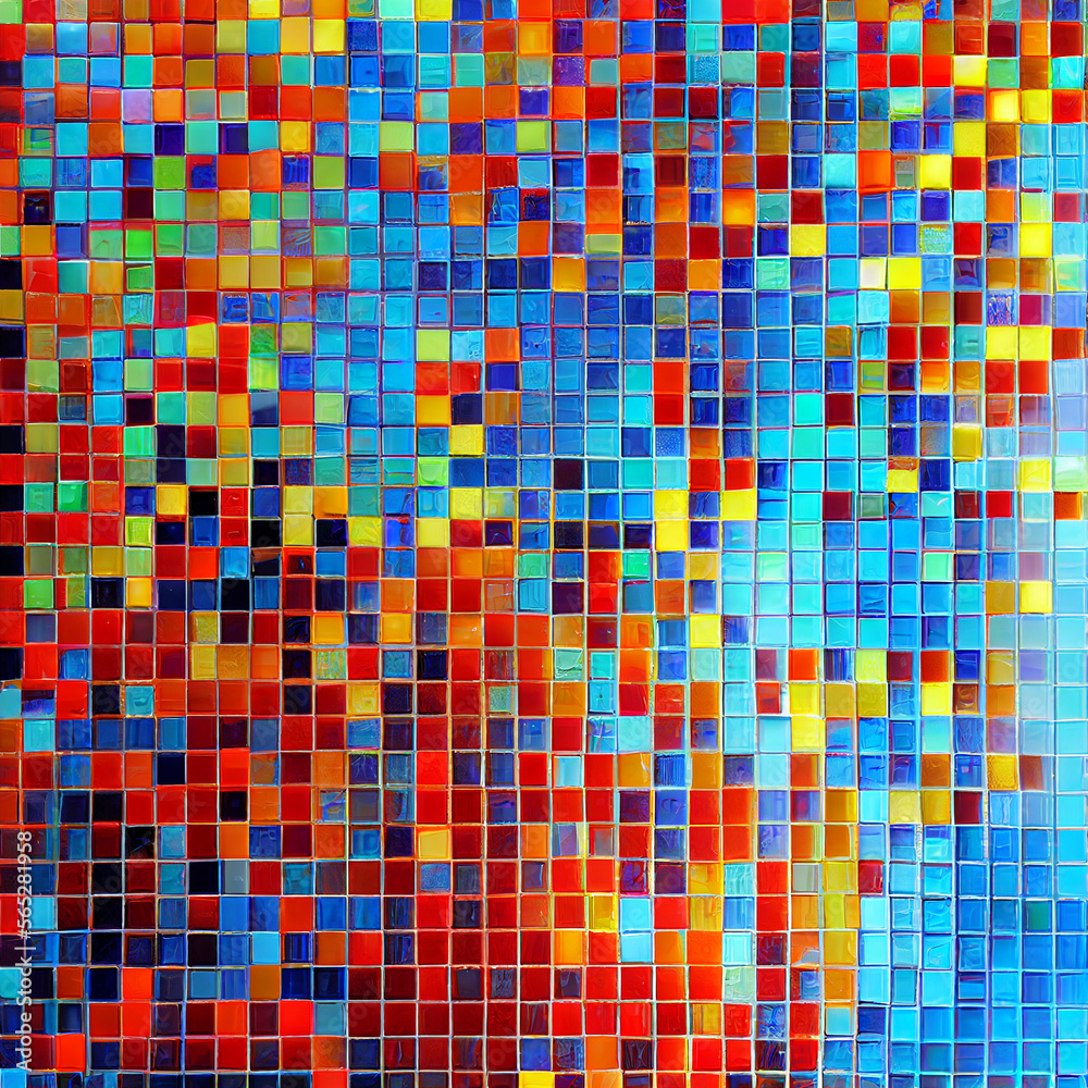 colorful mosaic background design 
