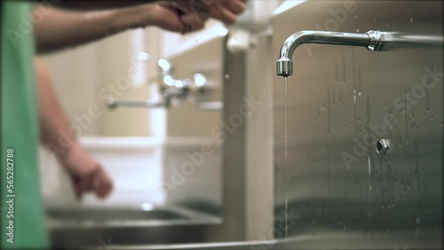 surgery surgeon training operating room, hand washing