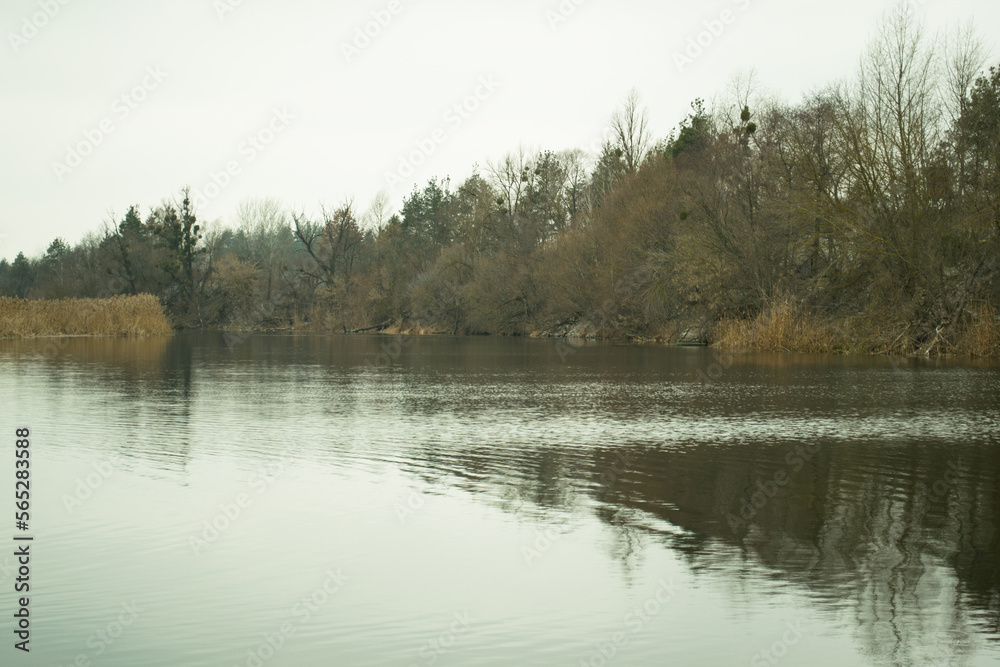 Fototapeta premium lake in autumn