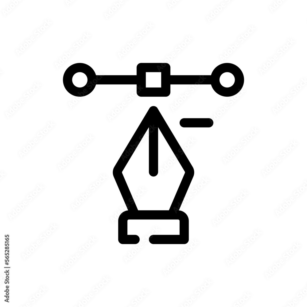 anchor point line icon anchor point line icon
