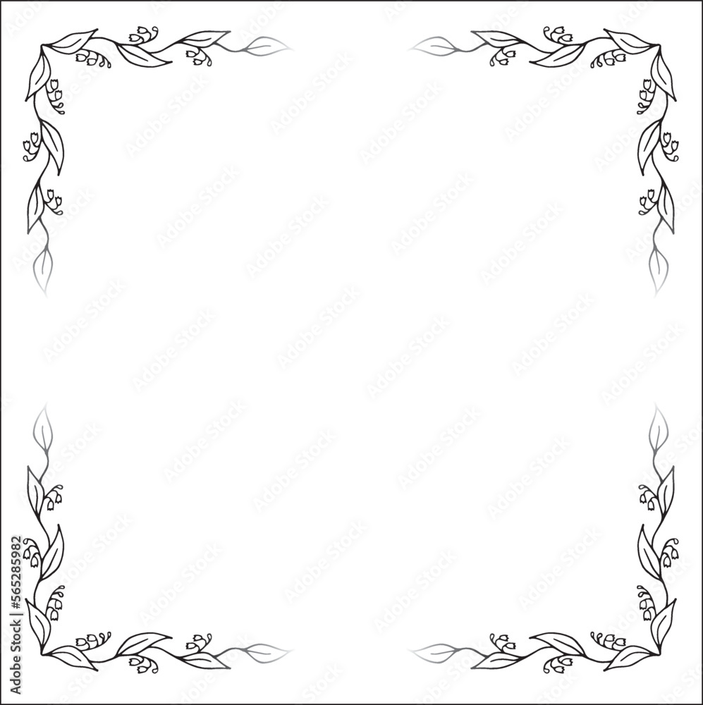 Black and white monochrome ornamental frame with gradient, corners for greeting cards, banners, invitations. Isolated vector illustration. Black and white monochrome ornamental frame with gradient, corners for greeting cards, banners, invitations. Isolated vector illustration.