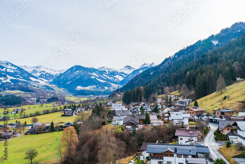 View of Kitzbuhel in the western province of Tyrol in Austria