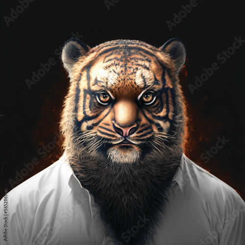 portrait of a tiger