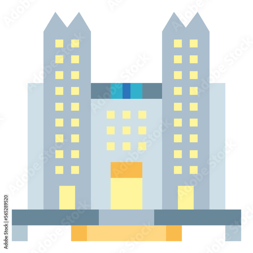 Tokyo Metropolitan Government flat icon style