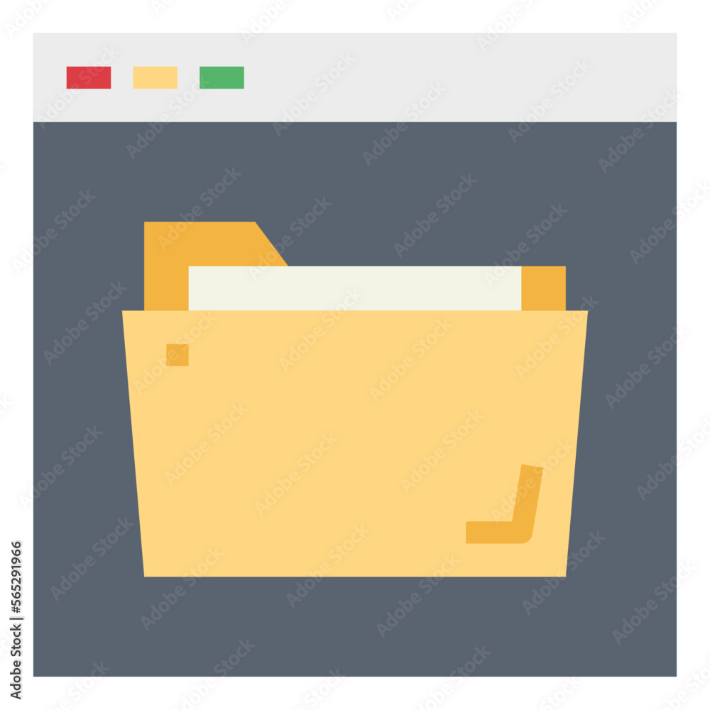 file flat icon style file flat icon style