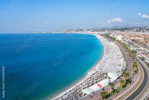 Fototapeta Naklejka Na Ścianę i Meble -  Panoramic view of Nice, France