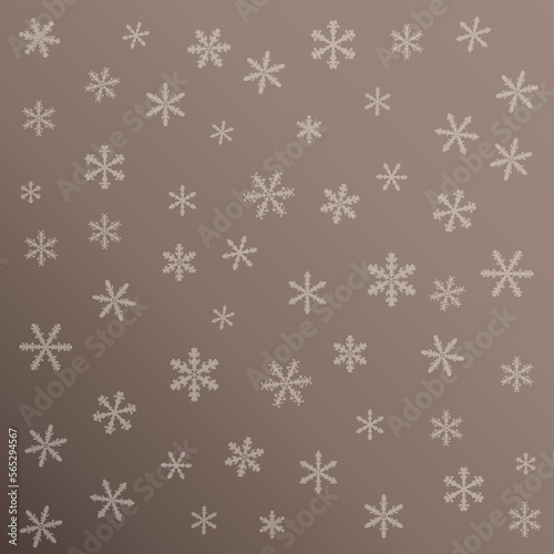 Seamless Pattern with Snowflakes Backround