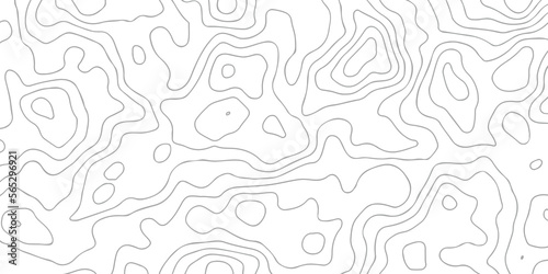 Abstract pattern with lines . Abstract topographic contours map background . Abstract white pattern topography vector background . Topographic line map background .