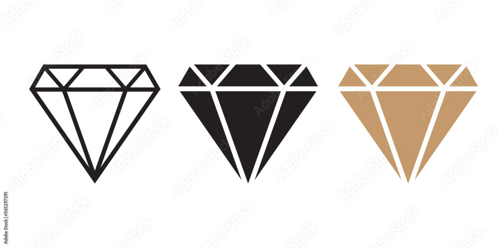 Vector Diamond Shapes Collection Vector Diamond Shapes Collection