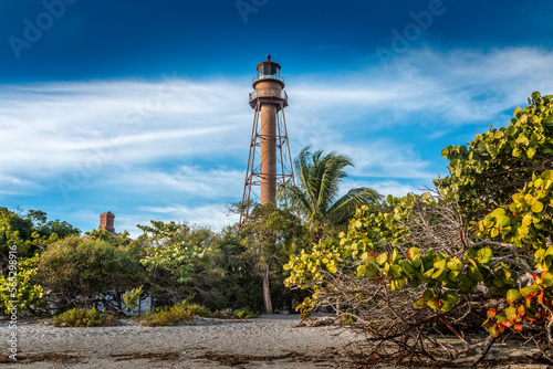 The Sanibel lighthouse on Sanibel island, Florida USA