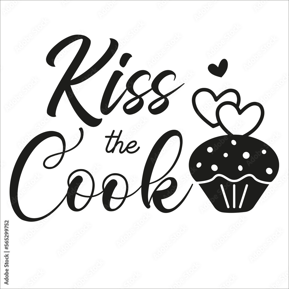 Valentine's day kitchen lettering for greeting card design, romantic illustration. Festive decoration. Invitation template. Vector illustration Valentine's day kitchen lettering for greeting card design, romantic illustration. Festive decoration. Invitation template. Vector illustration