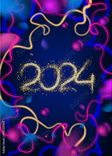 2024 new year poster