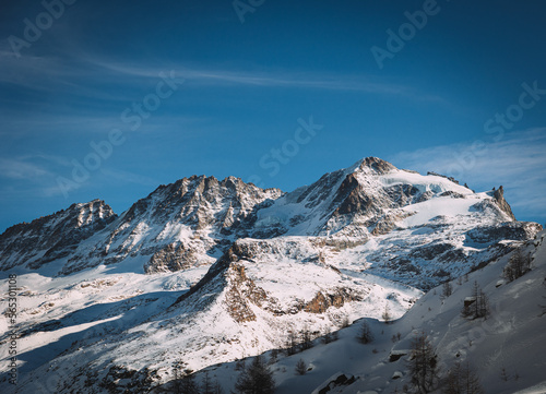 landscape of Gran Paradiso peak
