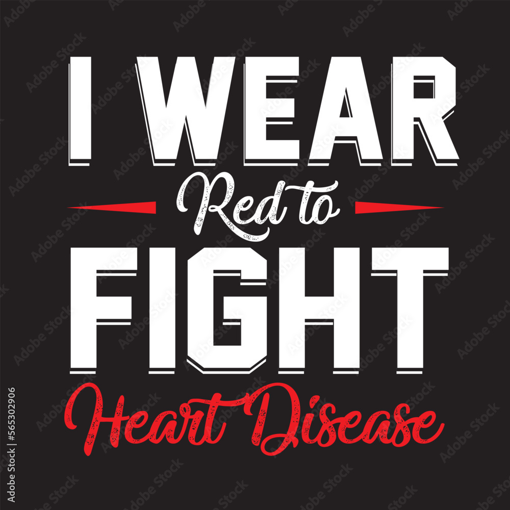 Heart T shirt design graphic template