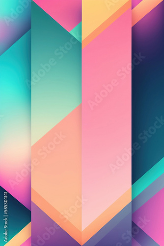 Abstract colorful background. Generative AI