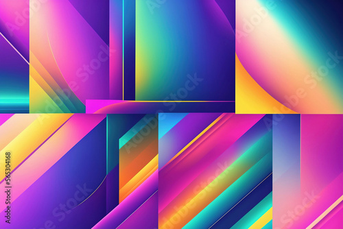 Abstract colorful background. Generative AI