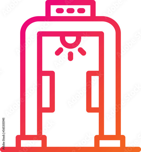 Metal detector Vector Icon Design Illustration