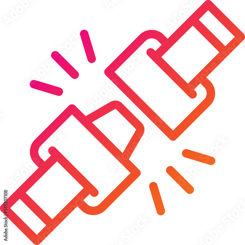 Safety belt Vector Icon Design Illustration