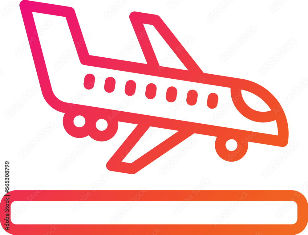 Landing Vector Icon Design Illustration Landing Vector Icon Design Illustration