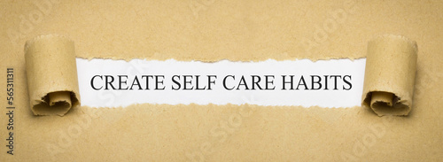 create self care habits