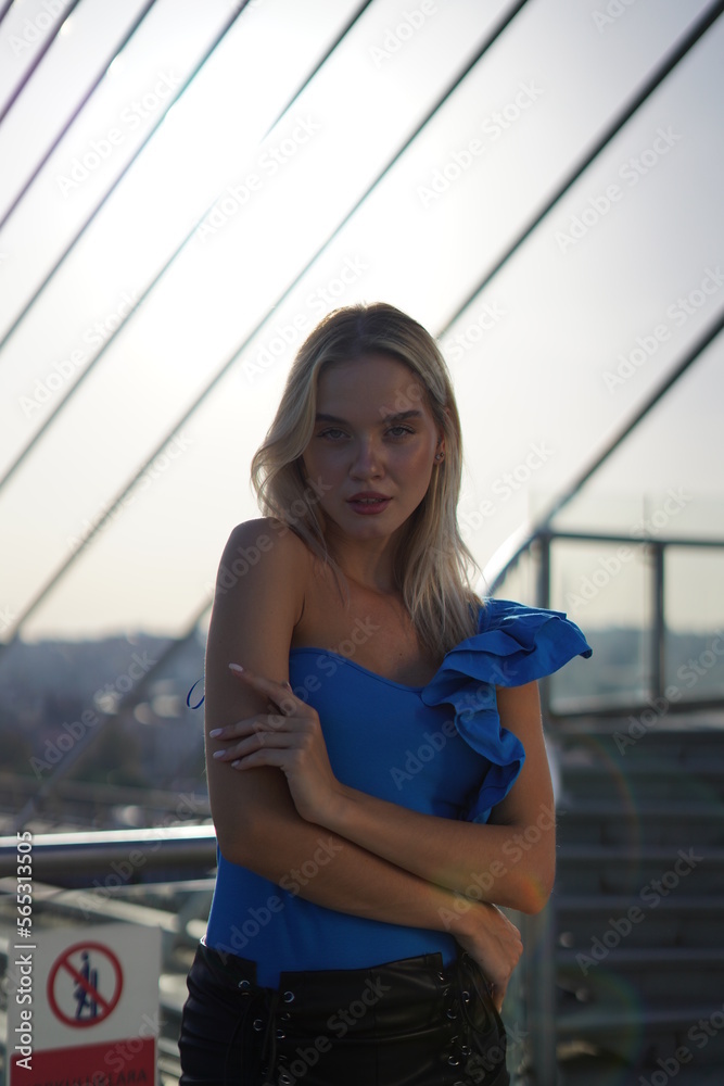 Near the sunset with Olga Near the sunset with Olga