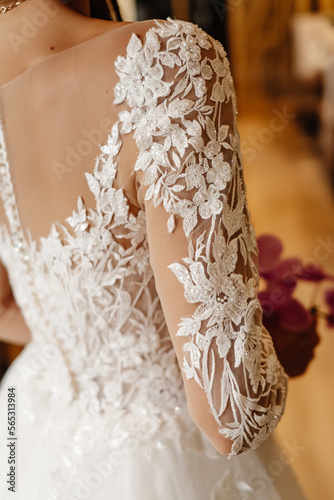 wedding dress detail