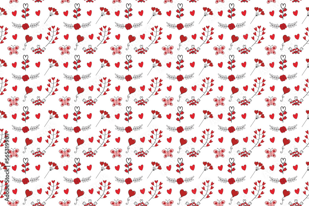 Valentine's Pattern Design Valentine's Pattern Design
