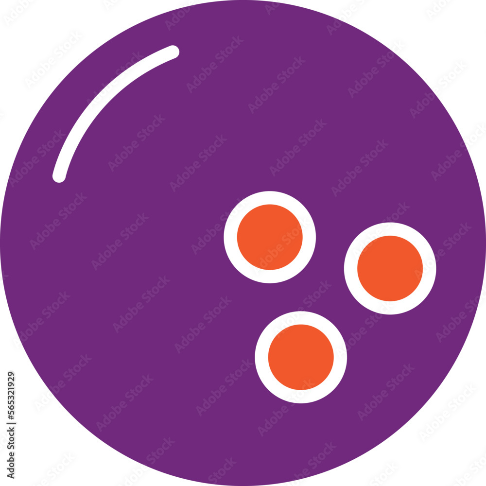 Bowling ball Vector Icon Design Illustration Bowling ball Vector Icon Design Illustration