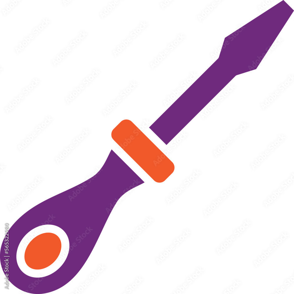 Screwdriver Vector Icon Design Illustration Screwdriver Vector Icon Design Illustration