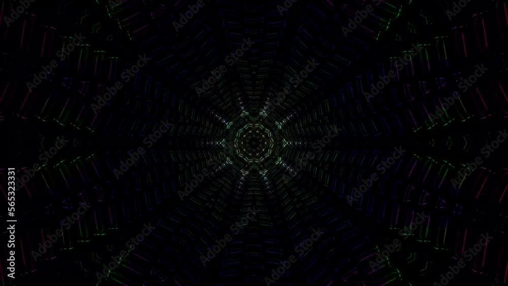 Abstract background moving stripes and flashing with shining light dots. Animation with circles Abstract background moving stripes and flashing with shining light dots. Animation with circles