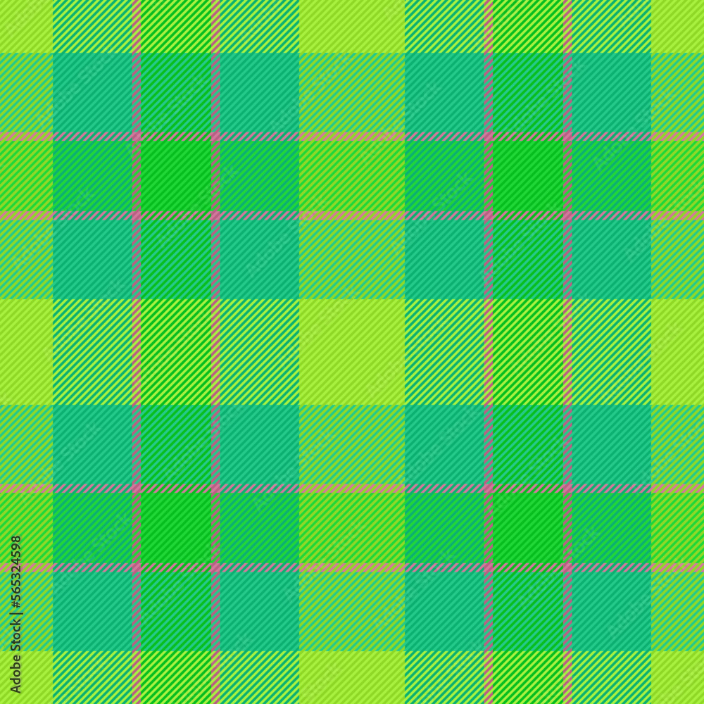 Obraz premium Fabric texture plaid. Tartan textile pattern. Seamless background check vector.