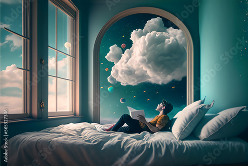 gedanken, frei, träumen, 