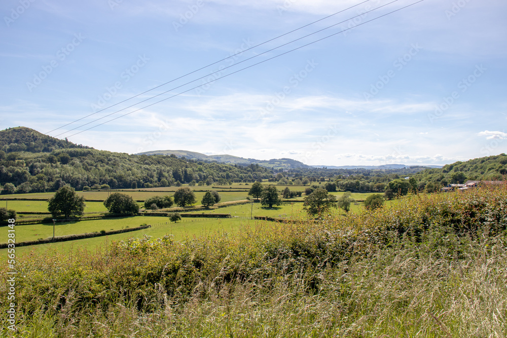 Welsh countryside agriculture in the summertime. Welsh countryside agriculture in the summertime.