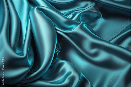 Silk Satin Background: A Beautiful Abstract Stock Photo of Soft Wavy Folds in the Fabric for Weddings, Anniversaries, Valentine's Day and Love