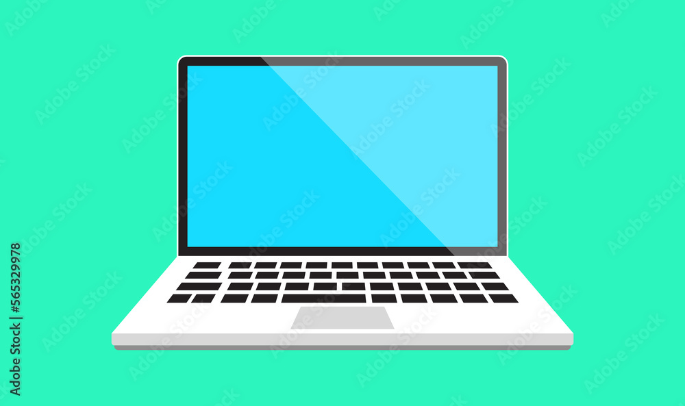 Laptop Display Modern Device Vector Illustration Laptop Display Modern Device Vector Illustration