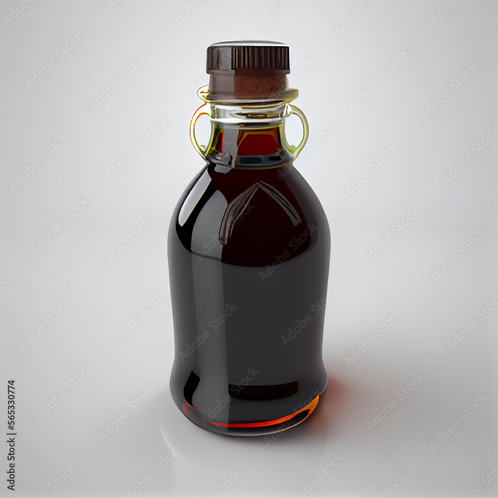 Blackstrap molasses Blackstrap molasses in glass bottle Sugarcane