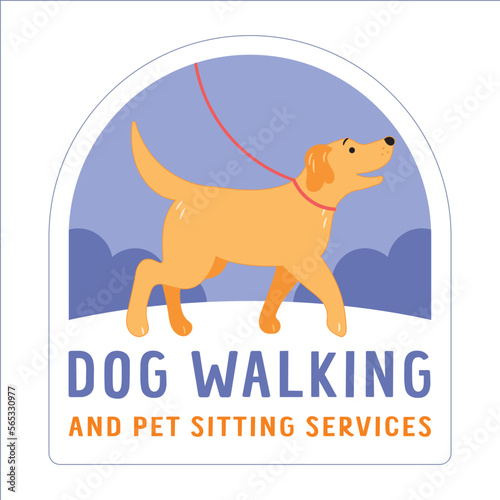 Dog Walking Pet Sitting Logo